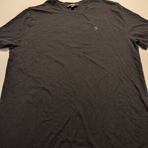 Express Men’s T-Shirt Large Black Stretch Cotton Crew Neck Casual Tee